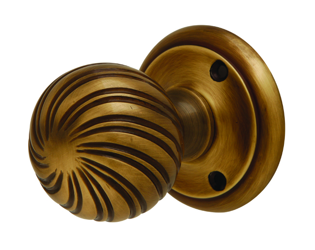 Swirl Mortice Knob (Bronze)
